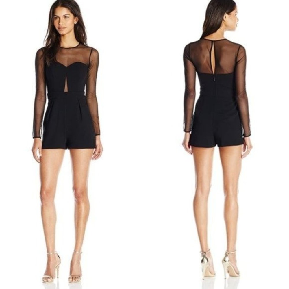 Bcbgeneration Mesh Bustier Romper - image 2
